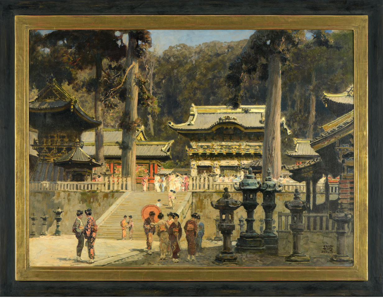 Erich Kips, Le Temple de Nikkō — pièce maîtresse de la galerie