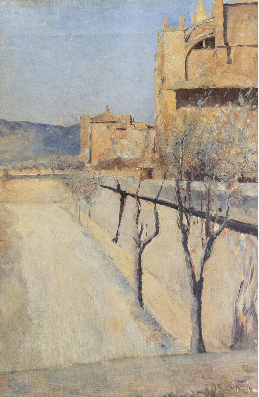 Emil Orlik — Paysage d'Extrême-Orient